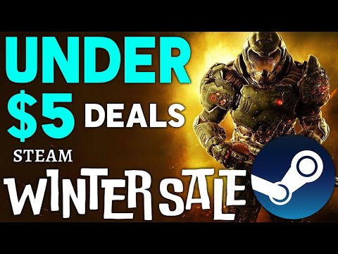 STEAM WINTER SALE 2022 - 12 AWESOME GAME DEALS UNDER $5! 