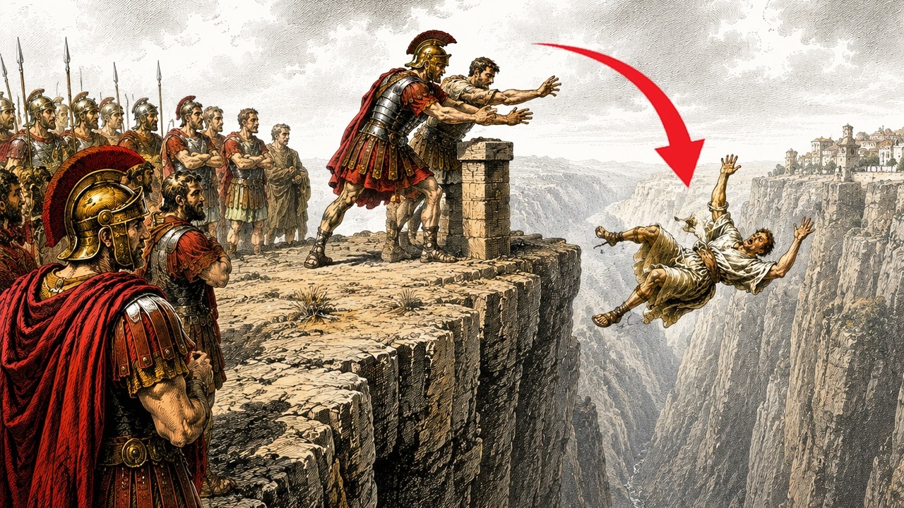 Rome's greatest heroes could be executed in a dark room, strangled in silence. But that wasn't the punishment for traitors. For them, Rome built a theater at the edge of a cliff. For 527 years,...