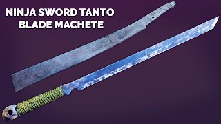 Forge Ninja Swords Tanto Blade Machete