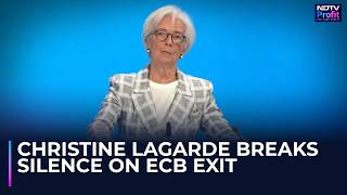 "I Want Freedom Of Speech": Christine Lagarde Explains Why She's Stepping Down As ECB President