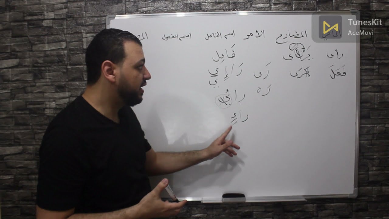 تصريف الفعل (رأى) - YouTube