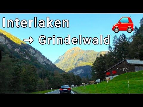 Switzerland's Most Beautiful Drive Interlaken Lauterbrunnen Grindelwald 4K Scenic POV