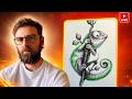 Coloured Chameleon - Stippling & Chill