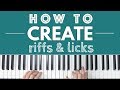 How To CREATE Riffs & Licks (with the Blues Scale)