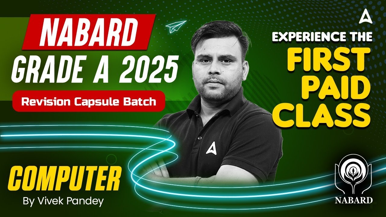 NABARD Grade A 2025 | Experience The First Paid Class of Computer | By Vivek Pandey