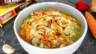 Ramen Noodles Soup • Noodles Recipe • Indomie Noodles Soup