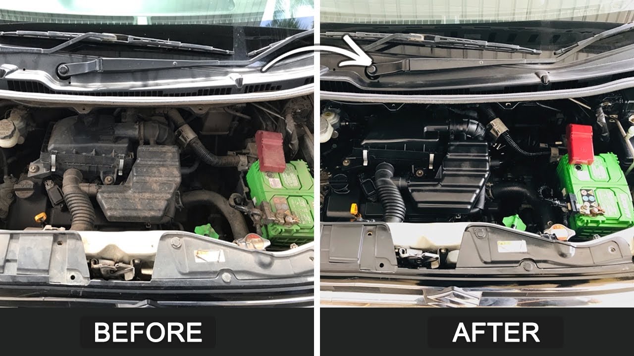 How to super clean your engine bay /engine glazing / Suzuki wagon r / best engine degreaser