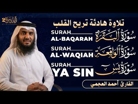 سورة يس، الرحمن، الواقعة، الملك، الكهف الشيخ أحمد العجمي | استمع بنية الرزق والبركة Quran recitation