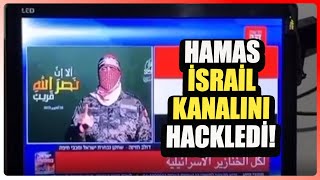 Ebu Ubeyde İsrail Televizyonlarında Belirdi! Hamas İsrail'in TV Kanalını Hackledi! Resimi