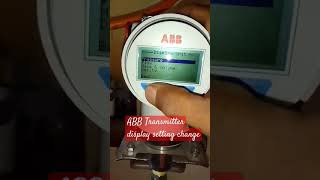 ABB Transmitter setting
