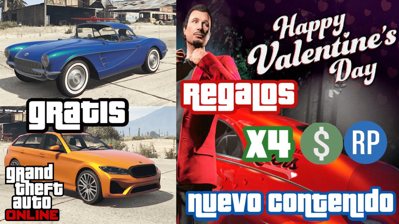NUEVO COCHE! NUEVO CONTENIDO! COCHES GRATIS! ESPECIAL SAN VALENTIN! ACTUALIZACION SEMANAL GTA ONLINE