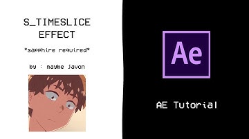 timeslice effect | after effects tutorial