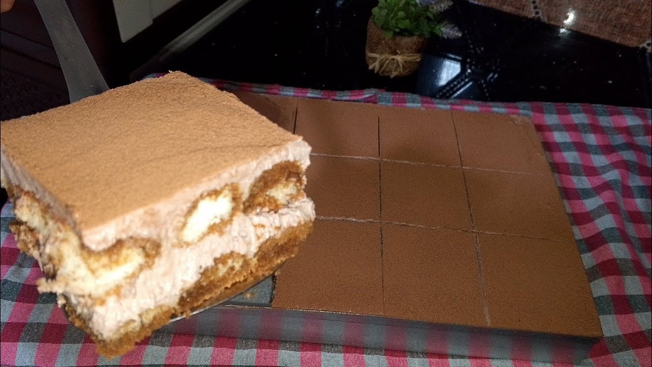 تحلية الفلون سهلة وبنينة تشبه للتيراميسو