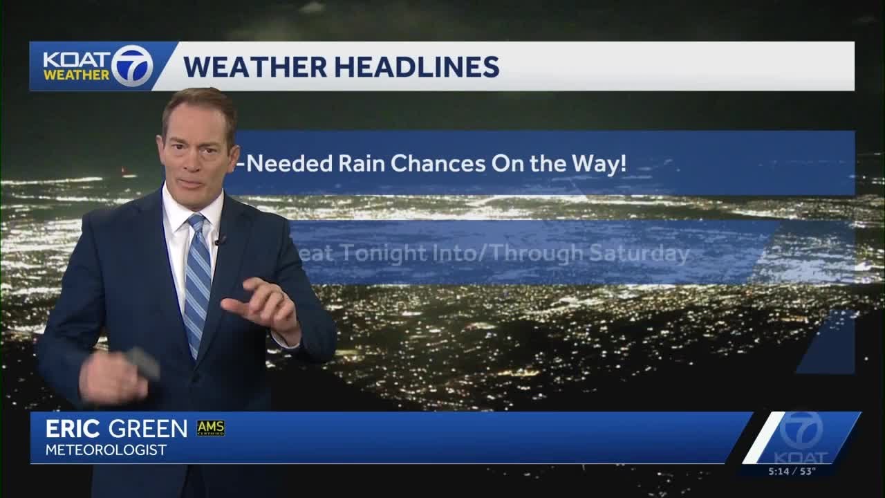 Much-needed chances of rain on the way later today, watching the ...