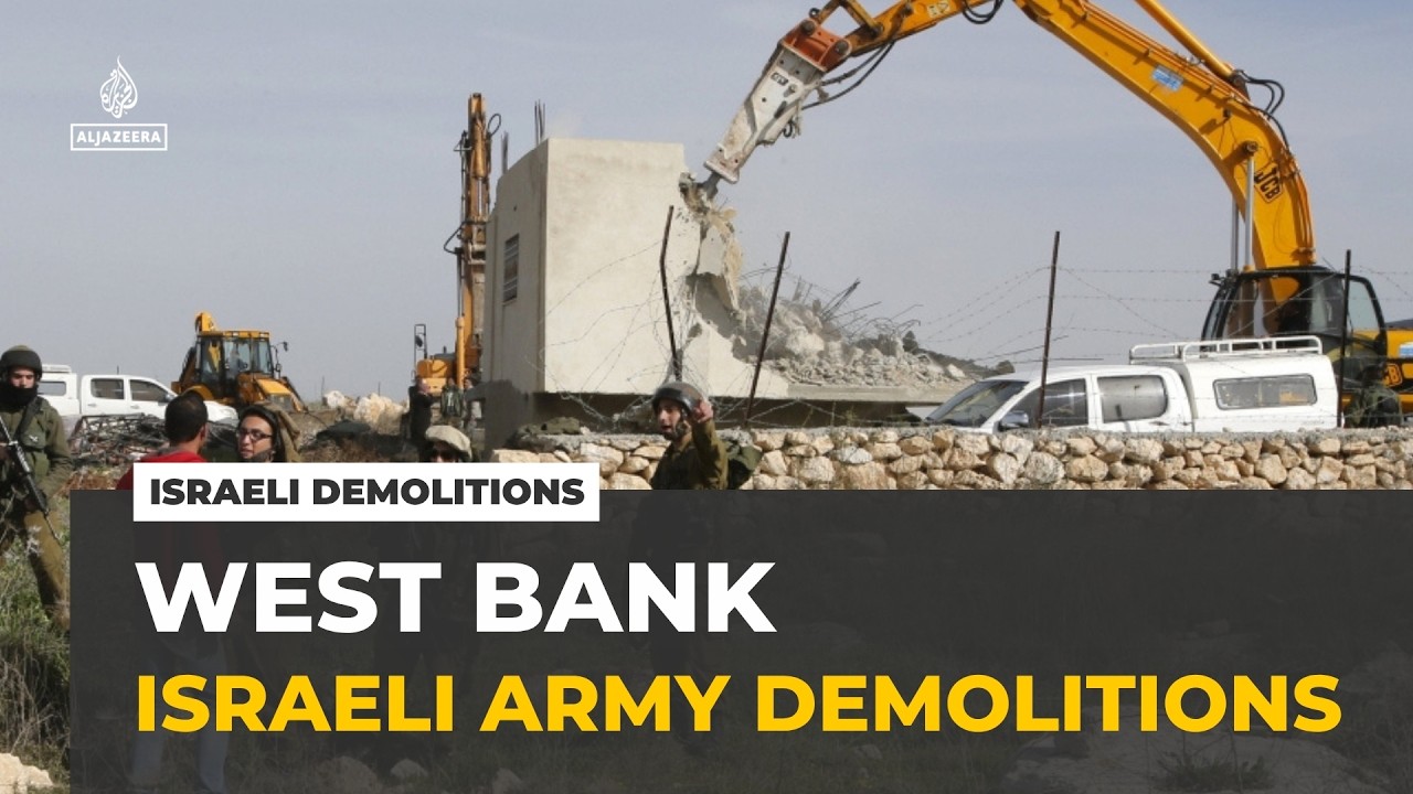Occupied West Bank attacks: Israeli army demolishes homes across the territory