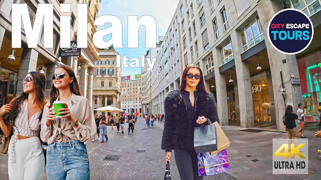 Milan, FASHION Capital, Italy 🇮🇹 Walking Tour 2022 (4k UHD 60fps) YouTube