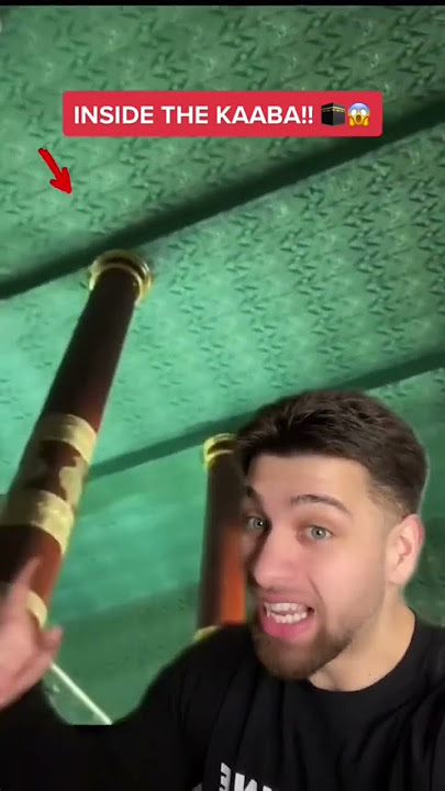 INSIDE THE KAABA!! 🕋☪️😱 #islam #muslim #kaaba #ramadan #shorts