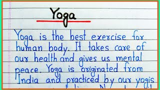 Essay on yoga in English || Importance of yoga essay || Benefits of yoga || Paragraph on yoga day