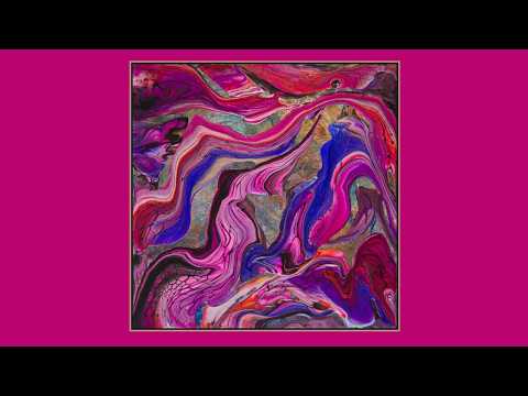 #10,398 Fluid Acrylics Transfer Over an already Used canvas 7.25.26 Experimental art