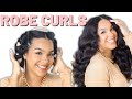 YOU’VE GOTTA TRY THIS HEATLESS CURL TECHNIQUE! ROBE CURLS