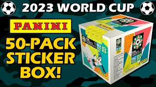 2023 Women's World Cup Sticker Box (50 packs!)