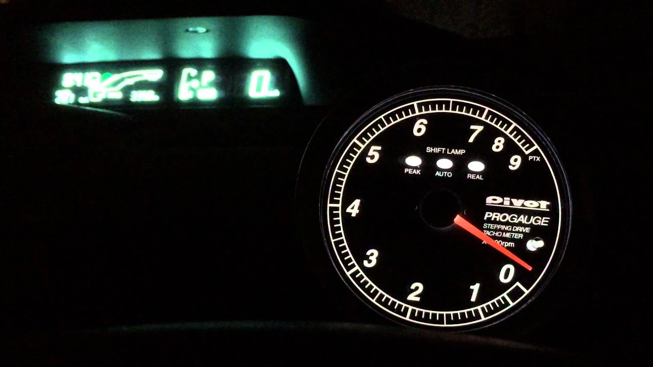 アクアにタコメーター Pivot Progauge 80 Tacho Meter Progauge Ptx をつけてみた Youtube