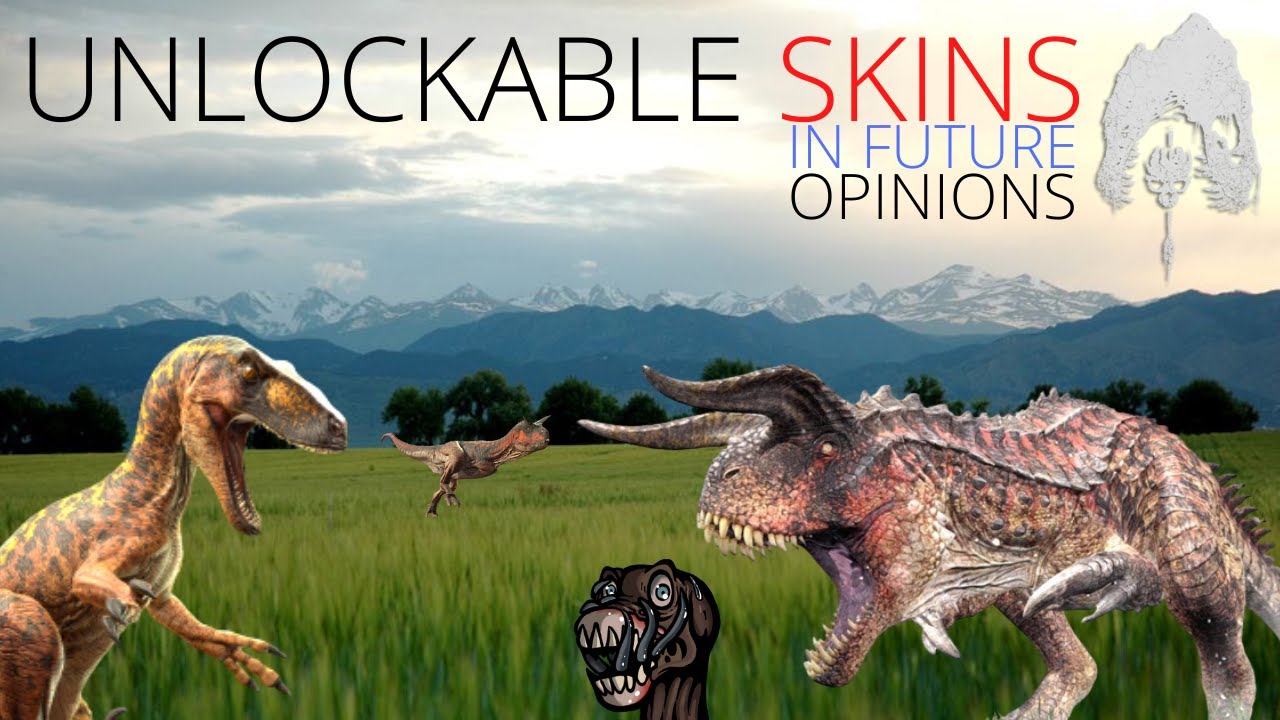 Unlockable skins talk and DINOSAUR gameplay | Evrima | The Isle - YouTube