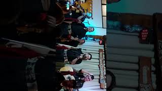 Gaucho en peña con Canto del Alma