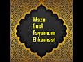 Wazu gusl tayamum ehkamaat by  maulana syed ali raza rizvi