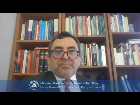 Ministro Presidente Sr. Javier Millar Silva Causa R-44-2022