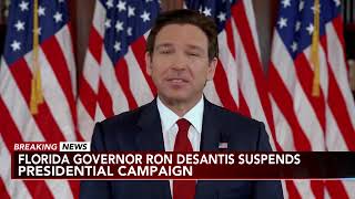 Ron DeSantis ends presidential bid ahead of New Hampshire primary, endorses Donald Trump