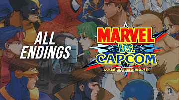 All Endings :: Marvel vs Capcom (Arcade)