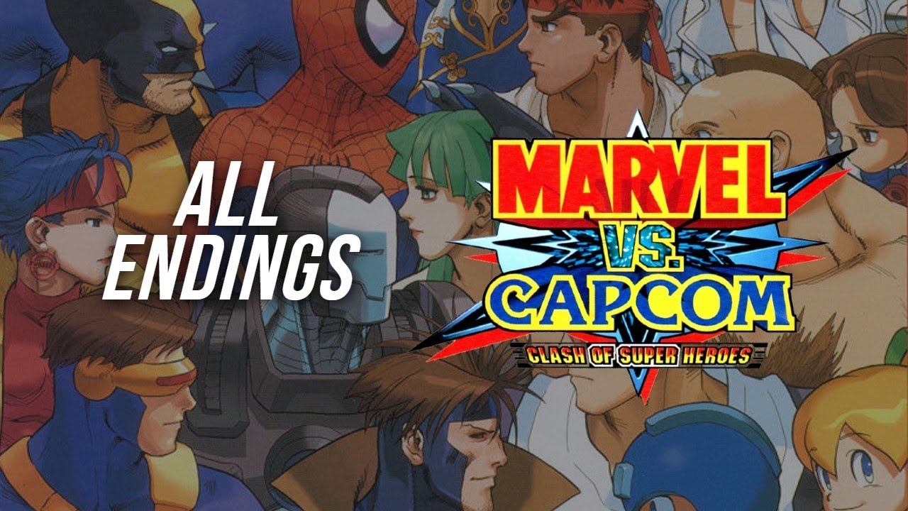 All Endings :: Marvel vs Capcom (Arcade)
