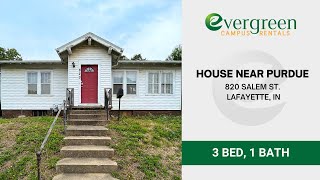 3-Bedroom 1 Bath House in Lafayette  |  820 Salem St.