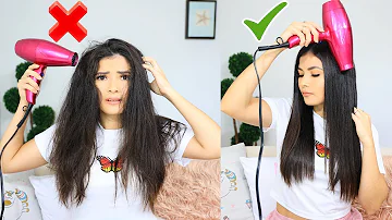 ¿Cuál es la forma más sana de secarse el pelo?