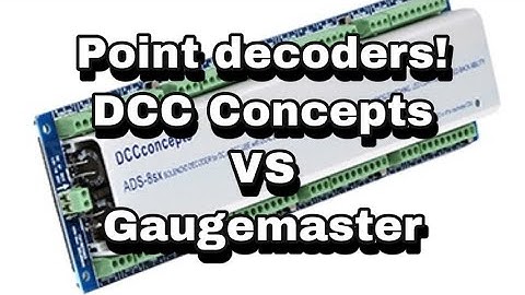 DCC point decoders, DCC Concepts and Gaugemaster comparison #76