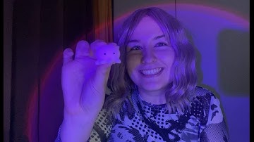 My first ASMR video (whispering, tapping, face tracing, trigger words)