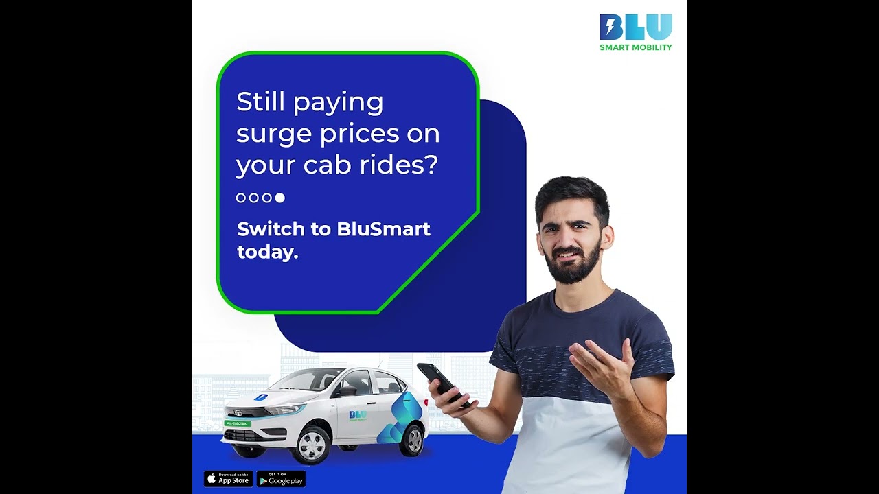 Zero Peak-Hour Surge Prices on Every Ride | BluSmart Cabs in Delhi NCR and Bengaluru