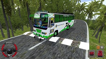 KSRTC EXPRESS BUS Mod For Bussid - Offroad Mod in Bus Simulator Indonesia Gameplay 😲🎧 - Android Game