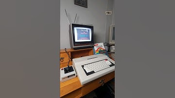 Playing Mega-Bug on Radioshack TRS-80 Color Computer 2 #shorts #vintagegaming