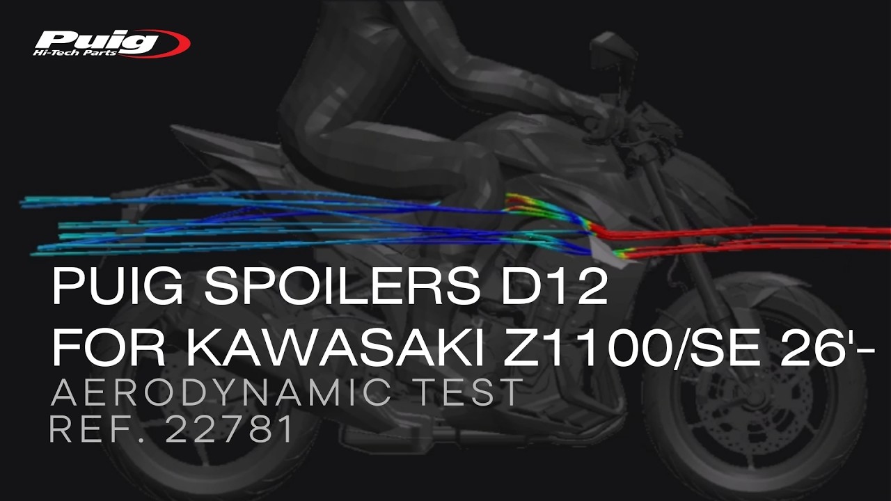 REF.22781 SPOILERS D12 FOR KAWASAKI Z1100/SE 26'- - YouTube