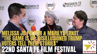 Talking to Melissa Jo Peltier & Marilys Ernst talk about "The Game is Up" #SantaFeFilmFestival