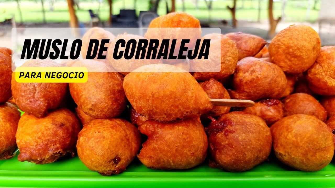 Receta de muslitos de corraleja colombianos - Receta de muslos de pollo - Receta de banderillas 😋✍