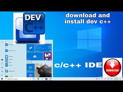 How to download and install latest dev c++ ide on windows 10