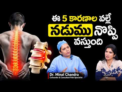 ఈ 5 కారణాల వల్ల నడుము నొప్పి వస్తుంది..! | Back Pain Causes & Treatment | Dr. Minal Chandra