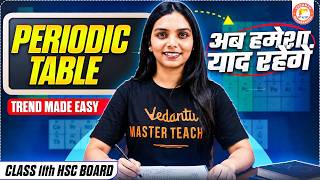 Class 11th - Complete Periodic Table Trends Explanation | 11th Chemistry HSC Board | By Vanshika Mam