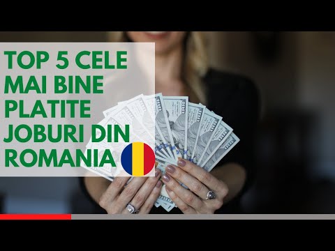 TOP 5 Joburi cu cele mai mari SALARII din Romania