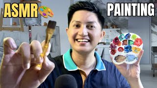 ASMR PAINTING🎨 Your Face (Mouth Sound) 99.99% Works For Sleeping