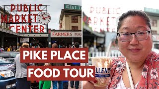 8 MUST TRY Foods At Pike Place Market |  24 Hours In Seattle Food Tour!