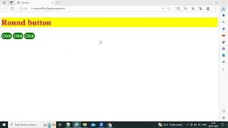 How to create beautiful round button in HTML & CSS